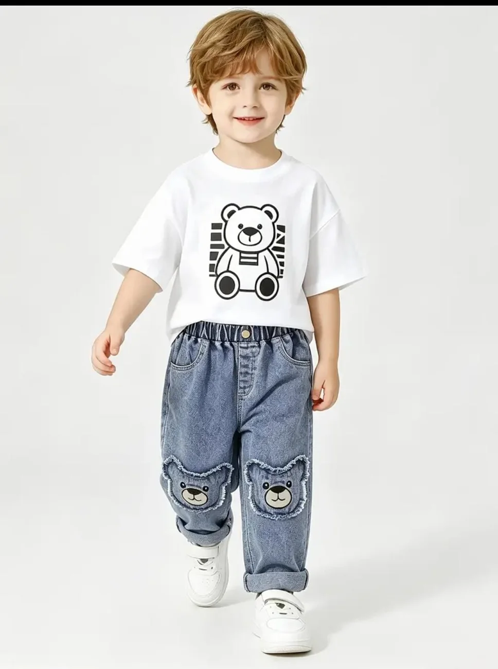 Conjunto ositos denim